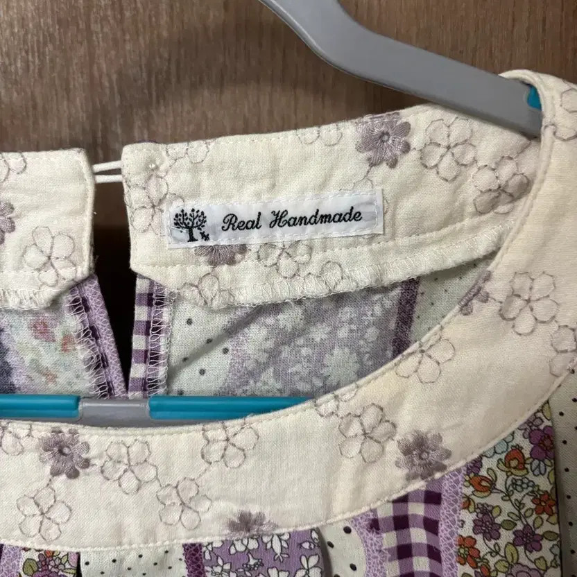 Flower Patchwork Handmade Blouse Lavender Elegant… - image 2