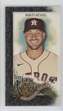2022 Topps Allen & Ginter Mini Black Border JJ Matijevic #176 0t2
