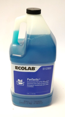 Ecolab PanTastic Pot & Pan Dish Detergent 1 Gallon 6112963 Exp 12/2027
