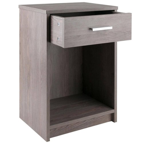 Rennick 15.75 in. W Oyster Gray Rectangle Accent Table - Picture 6 of 9