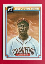 1983 Donruss James Cool Papa Bell Hall of Fame Heroes #25 Pittsburgh Crawfords