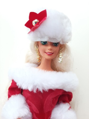Vintage 1994 Barbie Happy Holidays Gala Special Edition Christmas Doll Mattel - Picture 2 of 13