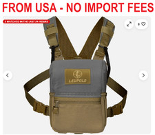 Leupold Non-Magnetic Enclosed Binocular Harness, Tan/Grey, 185627