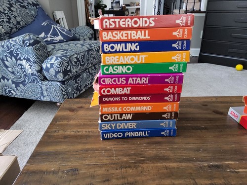 VTG 1978 Atari 2600 Games w/Game Box Your Choice Sold Separately