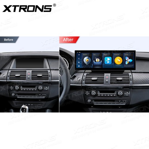 14.9" Car Screen Android 14 Retrofit 4G 8G+256GB GPS for BMW X5 E70 X6 E71 CCC - Picture 3 of 19