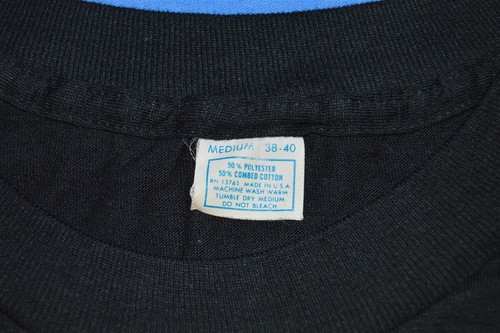 vintage 70s THE KNACK BLACK ROCK N ROLL DEADSTOCK MY SHARONA t-shirt SMALL S - Picture 4 of 4
