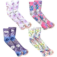 4 Pairs Farmers Gardening Defense Sleeves UV Sun Protection Arm Covers for Women