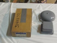 Edwards Signaling Bell, 55 Series-55-6AM 6" diameter bell 6-8vdc 8-10vac 