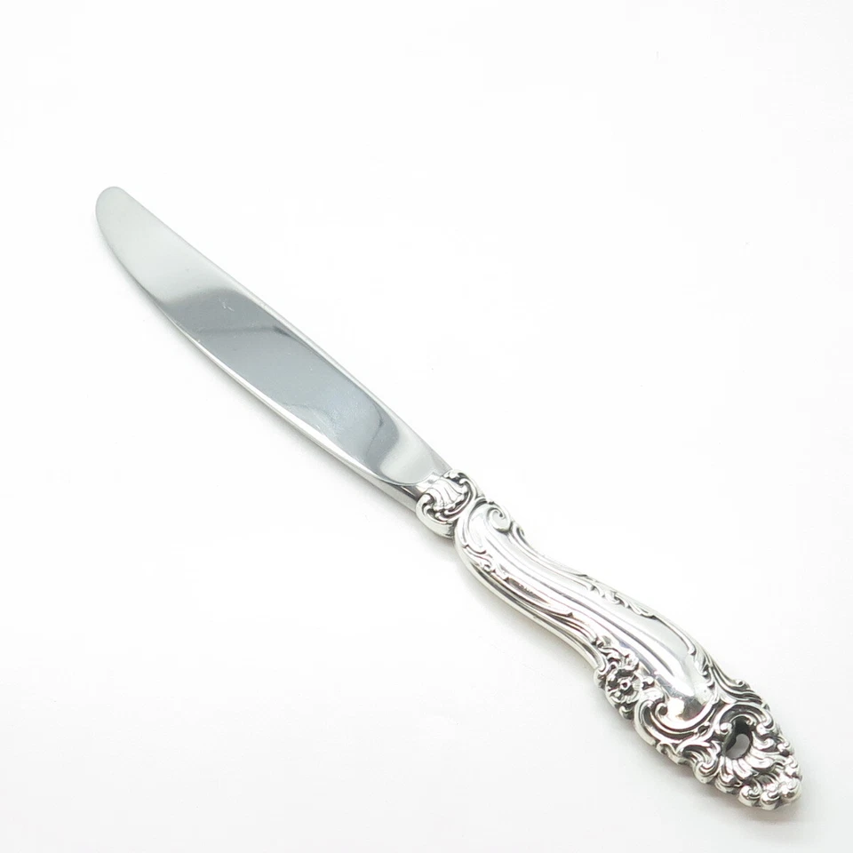 Cuchillo hueco decoración Gorham 1953 vintage plata de ley 925 y acero inoxidable Foto 4 de 4