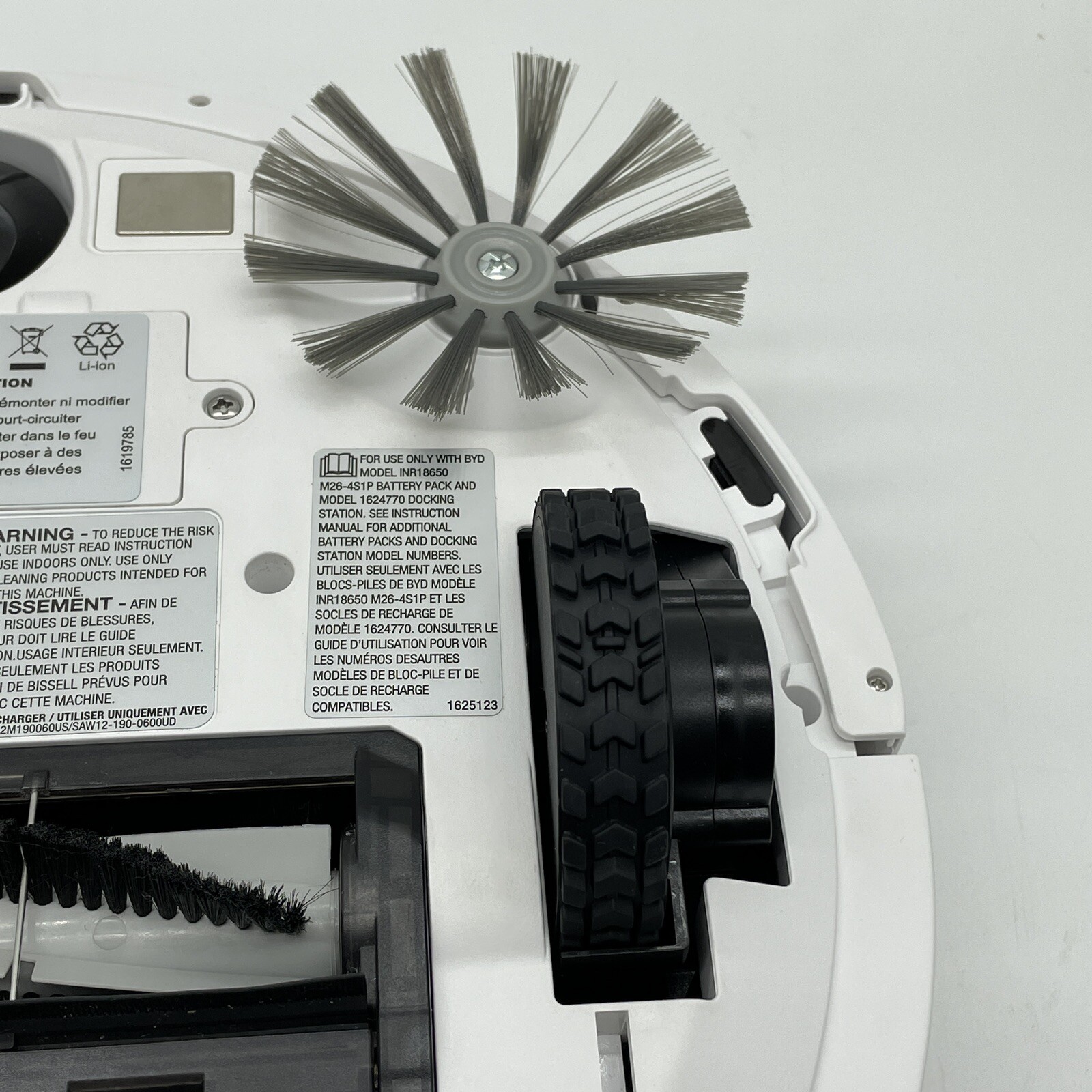 Bissell SpinWave Pet 2 In 1 Wet Mop And Dry Robot Vacuum Combo Rotating