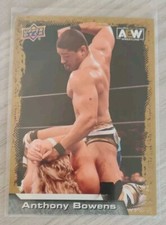 2022 Upper Deck AEW Gold Parallel #49 Anthony Bowens Wrestling Card