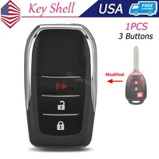 3Buttons Modified Flip Remote Key Shell Case FOB For Toyota Scion Camry PriusC