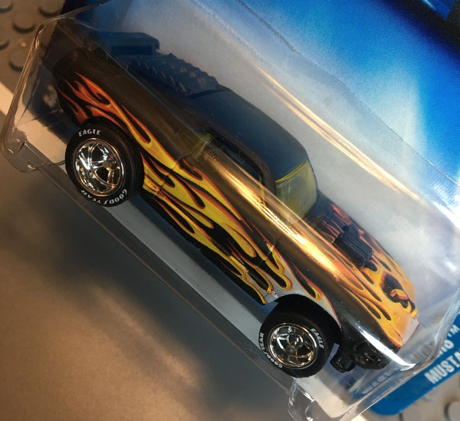 Hot Wheels Wastelanders Ford Mustang Mach 1 CUSTOM Super Real Riders Wheel Swap