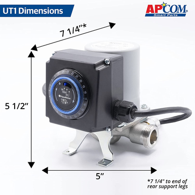 APCOM UT1 Hot Water Recirculation Pump for under Sink - Instant Hot Water  Recirc | eBay