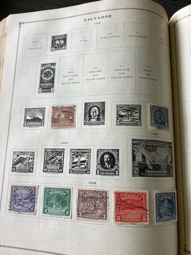 WW 1840-1940 International Stamp Album Part 1 N-Z with 1400 Stamps M&U - 第 16/24 張圖片