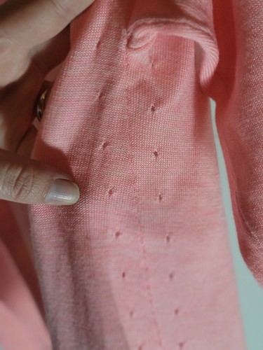 J. Crew Womens Sz XXS Merino Wool Blend Tunic Sweater Pullover Lightweight Pink - Picture 6 of 10