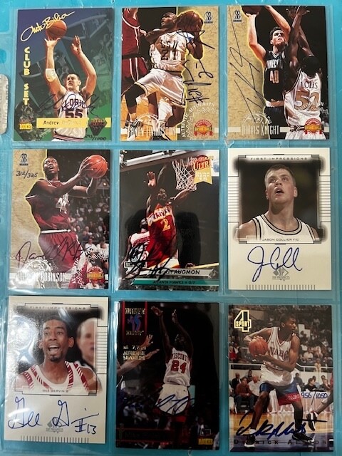 1996 Travis Knight Score Board Authentic Autograph