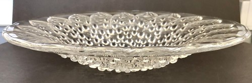 Lalique Glass Centerpiece Bowl, Roskoff, Fish, Crystal, Art Deco, C. 1970 - Picture 4 of 6