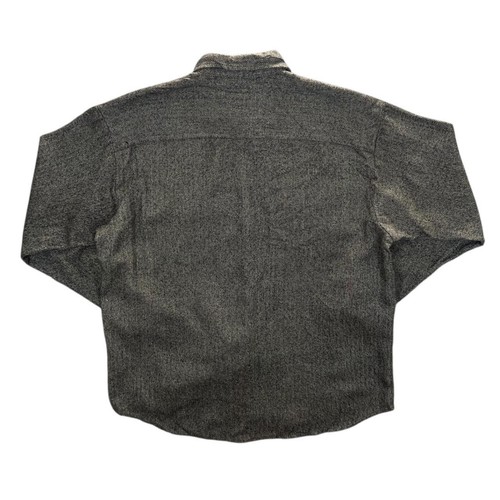 Arrow "Shirt Jacket" Made In Korea Houndstooth Check Long Sleeve Shirt Large - Picture 3 of 6