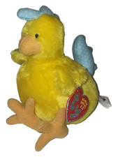Ty Beanie Baby BB 2.0 - HENLEY the Chicken 6" MWMTs (MISSING Code Tag) Plush Toy