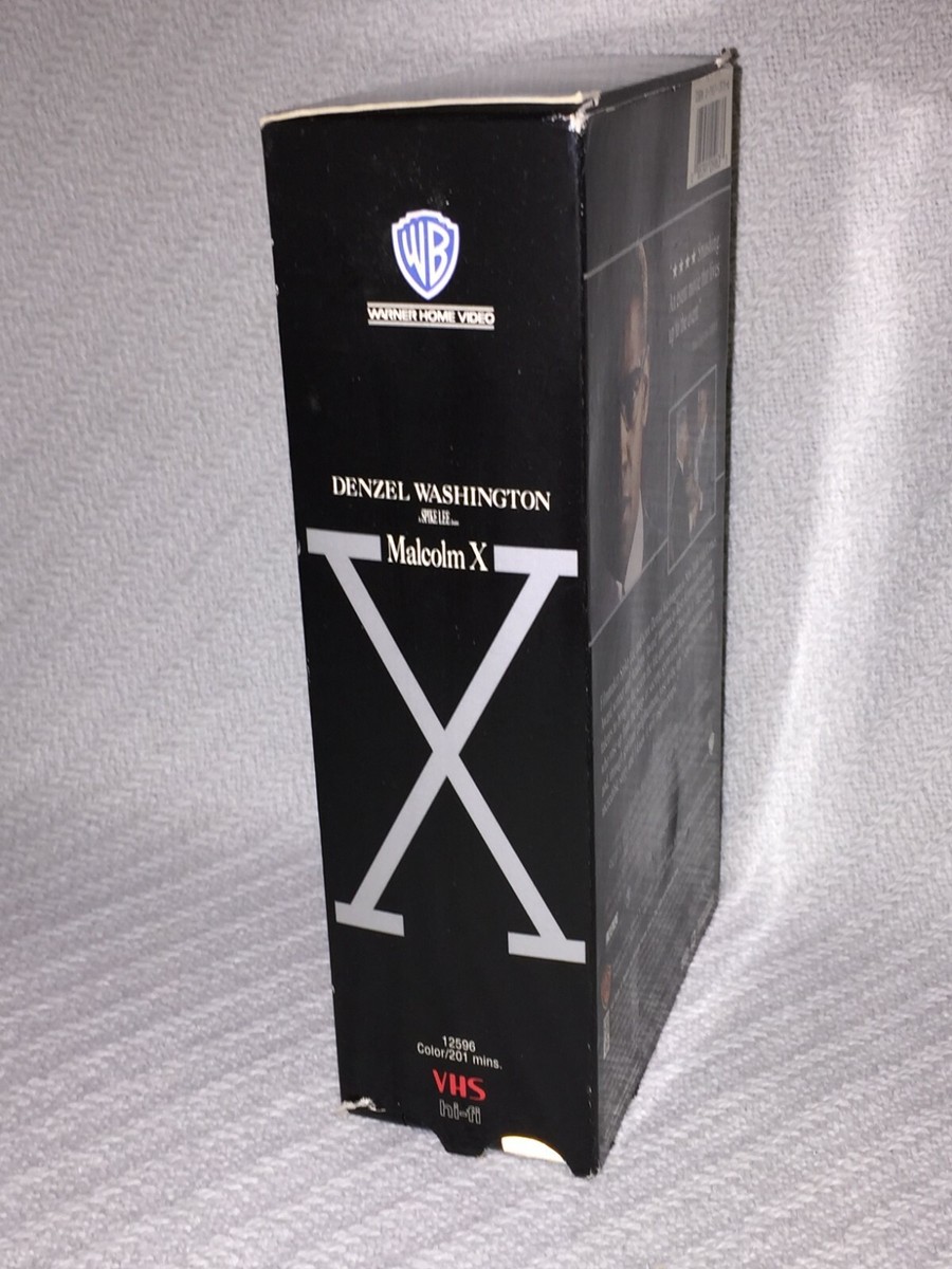 1993 Malcolm X VHS 2 Tape Set Spike Lee Filmmaker Denzel