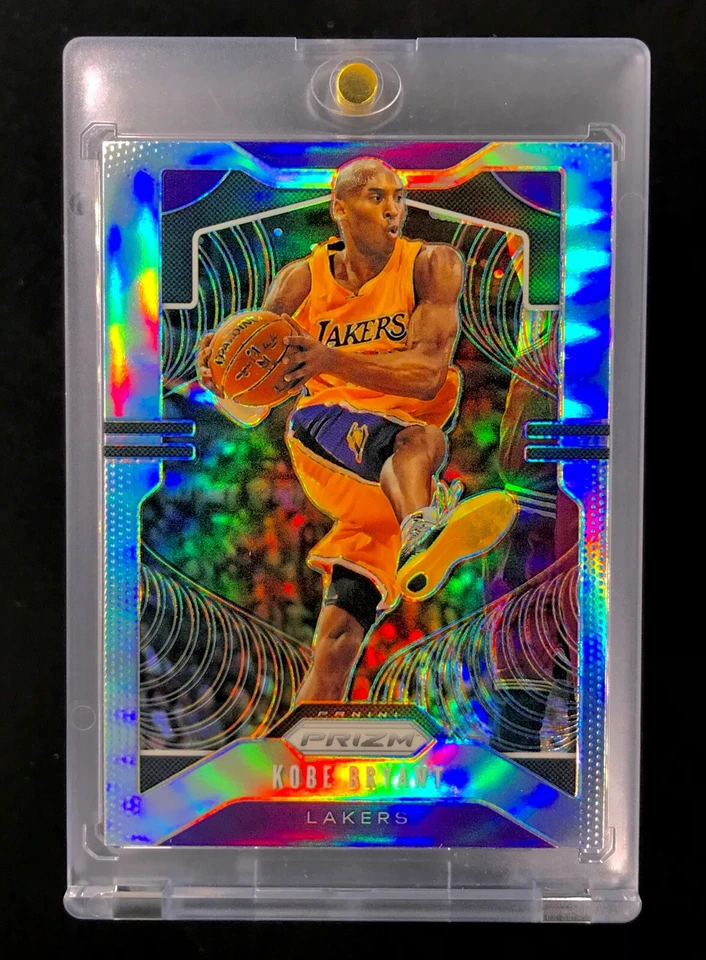 KOBE BRYANT SILVER PRIZM REFRACTOR Rare Holo Parallel Panini Card - LAKERS - Image 2 of 4