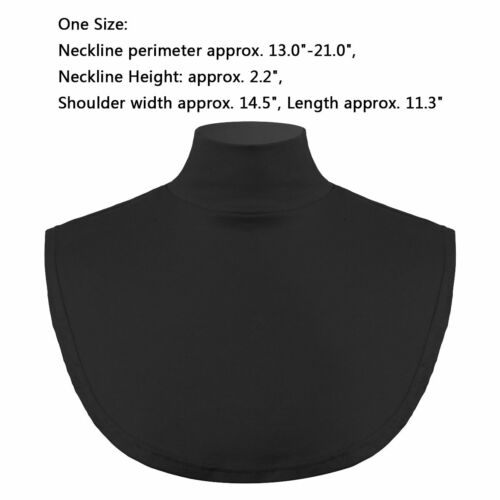 Top babero cuello alto falso desmontable para mujer Dickey cuello falso falso falso falso - Imagen 57 de 143