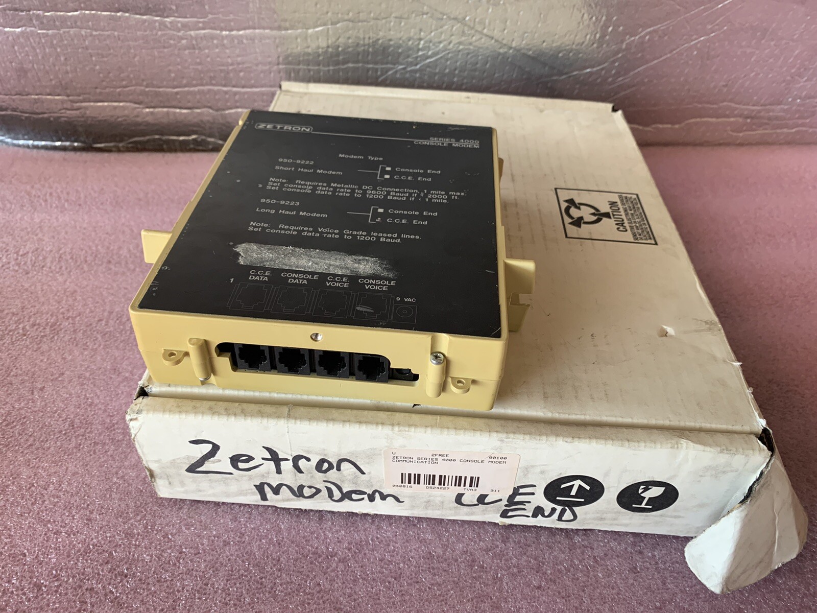 ZETRON 950-9222 / 9509222 CONSOLE M4000 SH MODEM SERIES 4000 | eBay