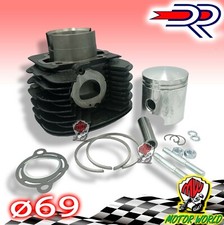 KIT CILINDRO DR DM 69 - 224 CC GHISA APE 501 601 CAR TM 703 SPINOTTO 18 + GABBIA