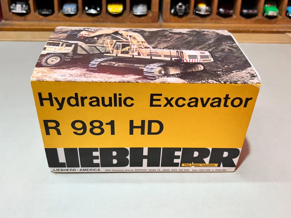 LIEBHERR R981 HD CEF SIJAM HYDRAULIC TRACK EXCAVATOR scala 1:50 MIB - Immagine 2 di 4