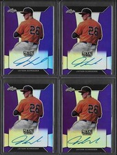 2018 Leaf Metal Draft JAYSON SCHROEDER Purple Prismatic Auto RC /25 Astros
