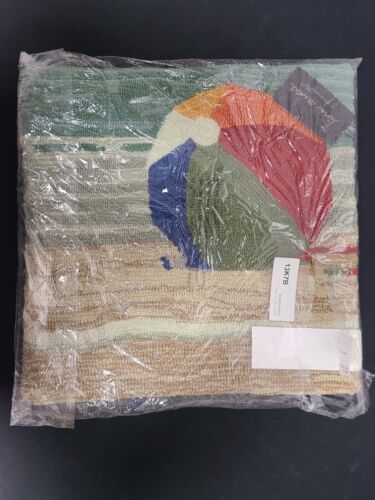 Liora Manne Frontporch Coastal Indoor/Outdoor Pillow Case 18x18 New