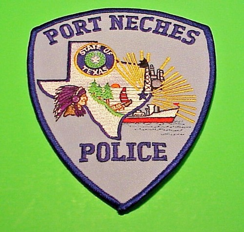 PORT NECHES TEXAS TX ( INDIAN / OIL WELL ) 5 1/2" POLICE PATCH