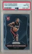 2015 PANINI PRIZM JOSH RICHARDSON #317 RC PSA 10 GEM MINT ROOKIE HEAT