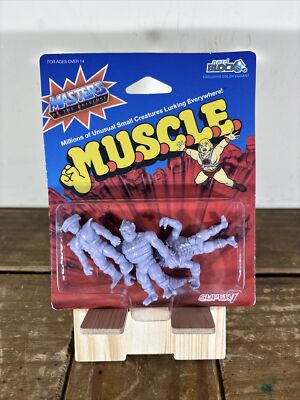 He-Man Masters of the Universe M.U.S.C.L.E. Figuren x3 Nerd Block Variante