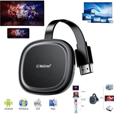 Mirascreen G20 WiFi Display Dongle - 1080P Wireless HDMI Adapter Für TV & Beamer