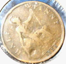 1926 HalfPenny George V Harder Year Fine Sp#4057
