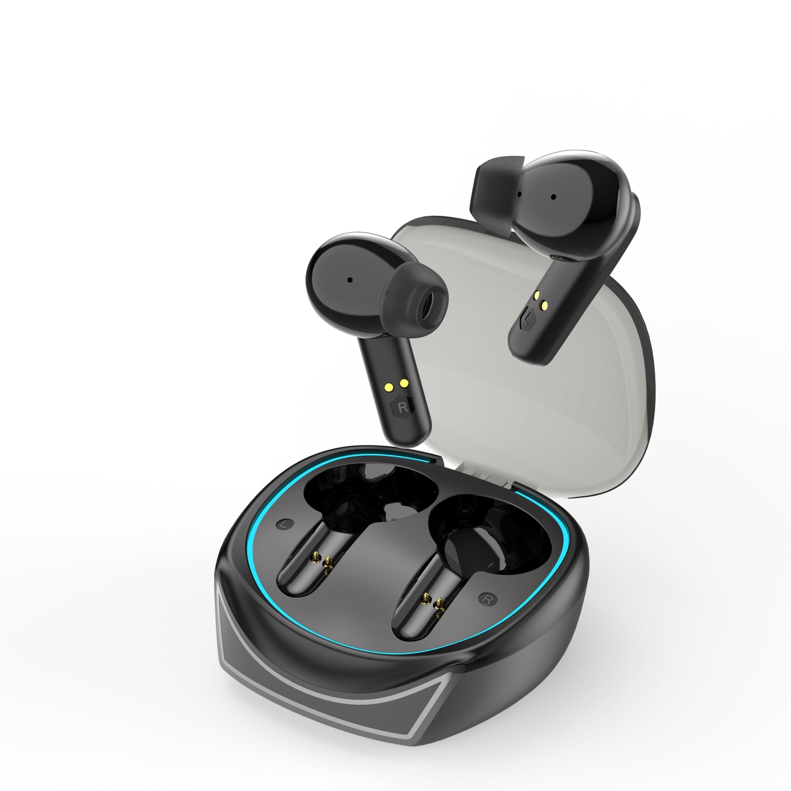 Zionk Wireless Bluetooth 5.3 Earbuds with Charging Case EB-068A-US-Z