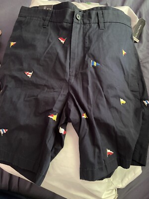 Nautica Men's Classic Fit All Over Sail Flag Shorts size 32 - NWT
