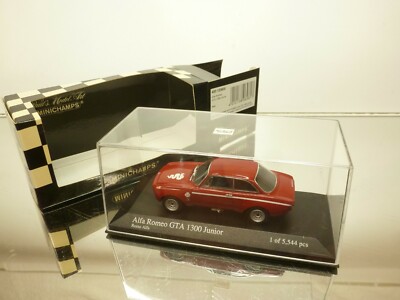 MINICHAMPS ALFA ROMEO GTA 1300 JUNIOR 1 OF 5544 RARE - 1:43 - VERY