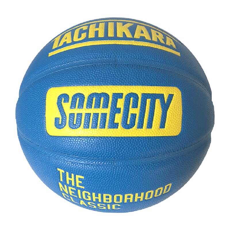 TACHIKARA BASKETBALL SOMECITY OFFICIAL GAME BALL Blue / Yellow 