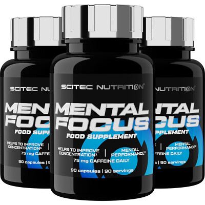 MENTAL FOCUS - 90-180 Capsules -Ingredients support thought processes and memory