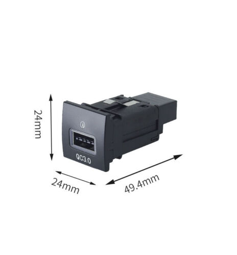 LED QC3.0 USB Port Hub Fast Charger For Golf / GTI / R-Line 2006-2013 MK5 MK6 - 第 2/7 張圖片