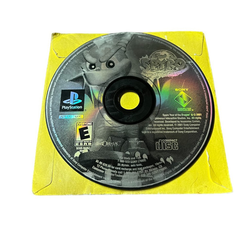 Sony PlayStation 1 PS1 DISC Only TESTED Spyro Year of the Dragon GH