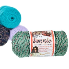 Craft County 4MM Bonnie Cord - 100 Yards - Multiple Colors - Macramé Cord, DIY