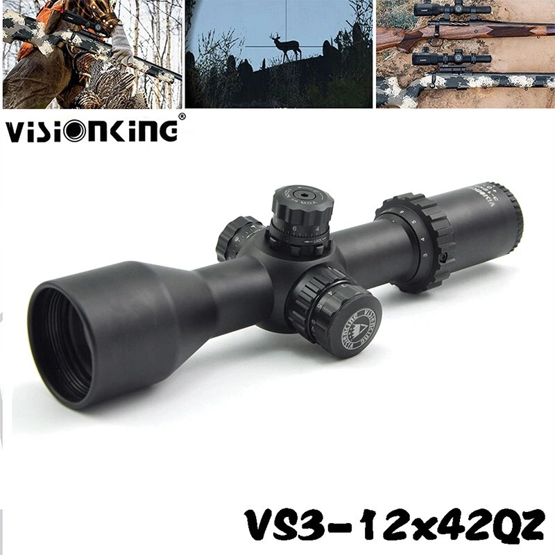Visionking 3-12x42 FFP Rifle Scope Mil dot 30 mm Tube Shooting Sight Hunting - Image 4 of 4