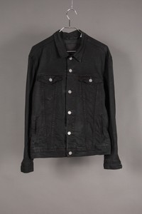 trucker skate biker faded distressed supreme denim tab jacket levi