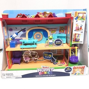 Muppet Babies SchoolHouse Playset Disney Junior Kermit Toy Swing Slide Just Play | eBay