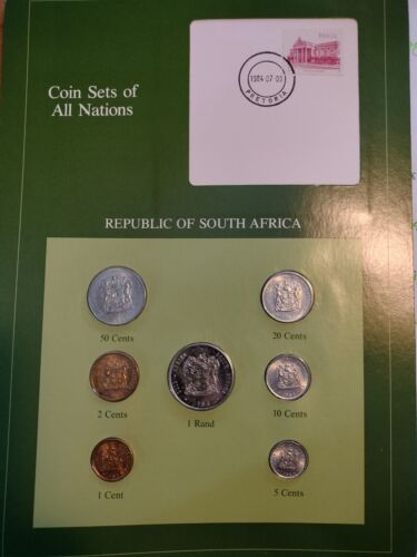 Franklin Mint Coin Sets of All Nations Republic Of South Africa - 7 Coins