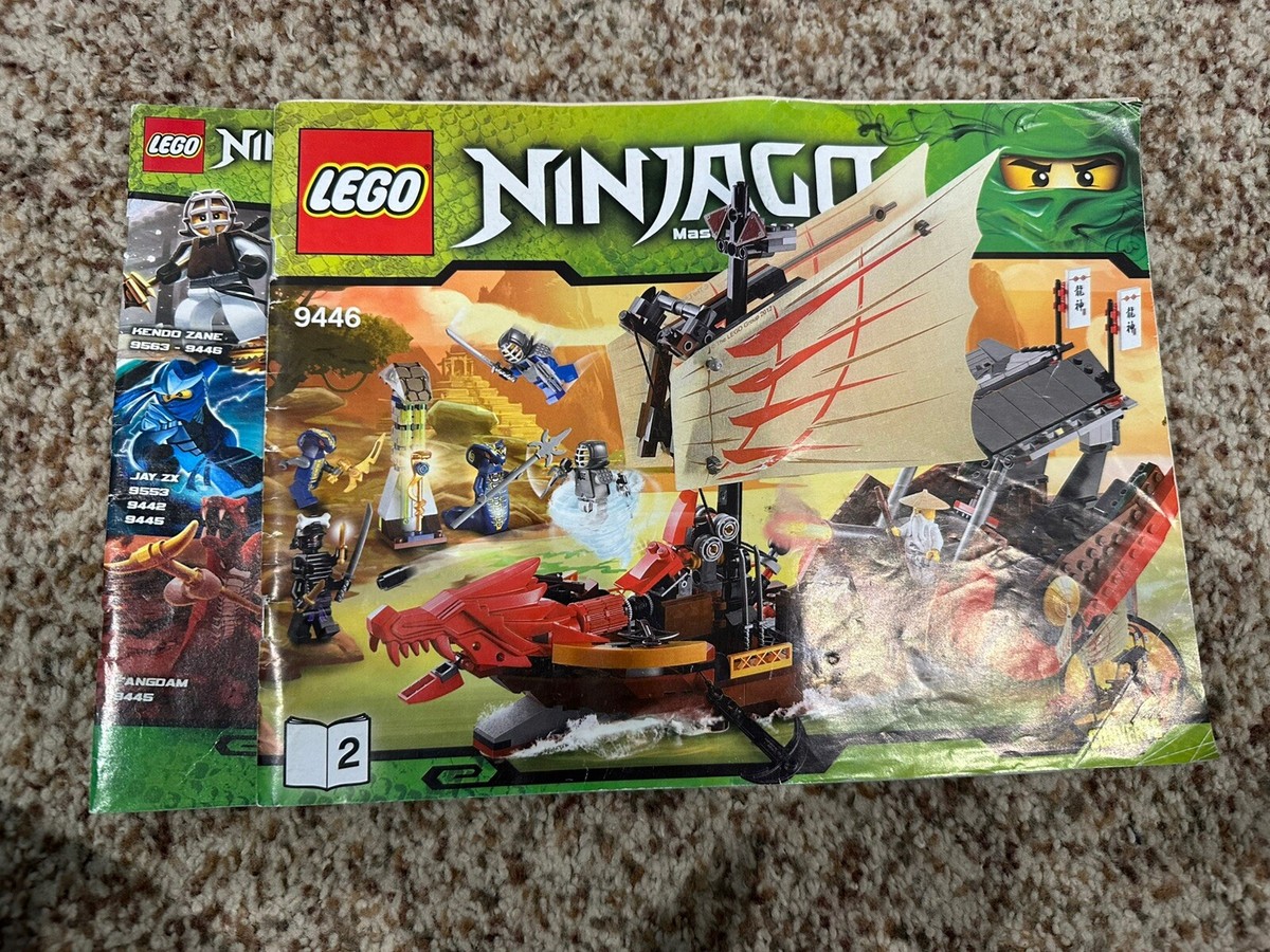 Lego 9446: Ninjago: Destiny's Bounty Instruction Manuals ONLY